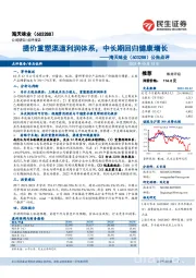 公告点评：提价重塑渠道利润体系，中长期回归健康增长