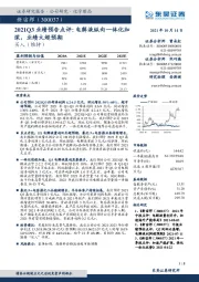 2021Q3业绩预告点评:电解液纵向一体化加深,业绩大超预期