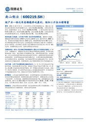 铝产业一体化布局维稳单吨盈利，铝加工开拓业绩增量