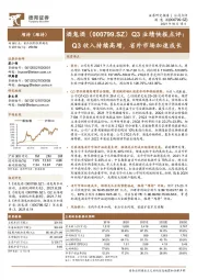 Q3业绩快报点评:Q3收入持续高增,省外市场加速成长