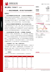 推进多领域检测，项目投产迎来快速增长