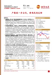 2021年三季报点评：产能进一步去化，黄鸡或迎反转