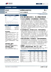 2021年三季报点评:21Q3增长稳定有余力,向上势能有望延续