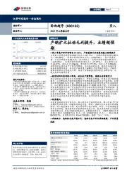 2021年三季报点评：产销扩大拉动毛利提升，业绩超预期