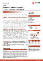 2021年三季报点评:收入稳健增长,定增落地助力新产品研发