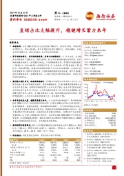 直销占比大幅提升，稳健增长蓄力来年