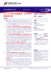 C2、C3助力业绩新高，公司仍处发展快车道