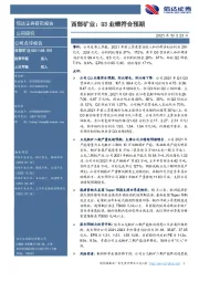 西部矿业：Q3业绩符合预期