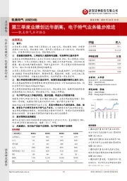 凯美特气点评报告:第三季度业绩创近年新高,电子特气业务稳步推进