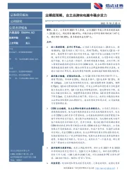 业绩超预期,自主品牌和电踏车稳步发力