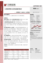 点评报告：大财富管理业务贡献稳步提升