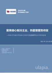 制造力外溢系列报告之盾安环境公司深度报告:聚焦核心制冷主业,热管理蓄势待发
