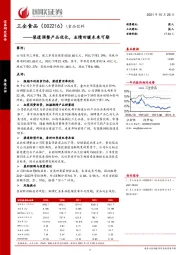 渠道调整产品优化，业绩回暖未来可期