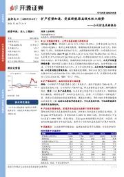 公司信息更新报告：扩产有望加速，受益新能源扁线电机大趋势