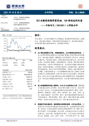 三季报点评：Q3业绩受短期因素扰动，Q4将迎边际改善