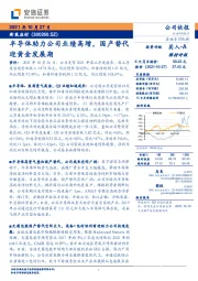 半导体助力公司业绩高增，国产替代迎黄金发展期