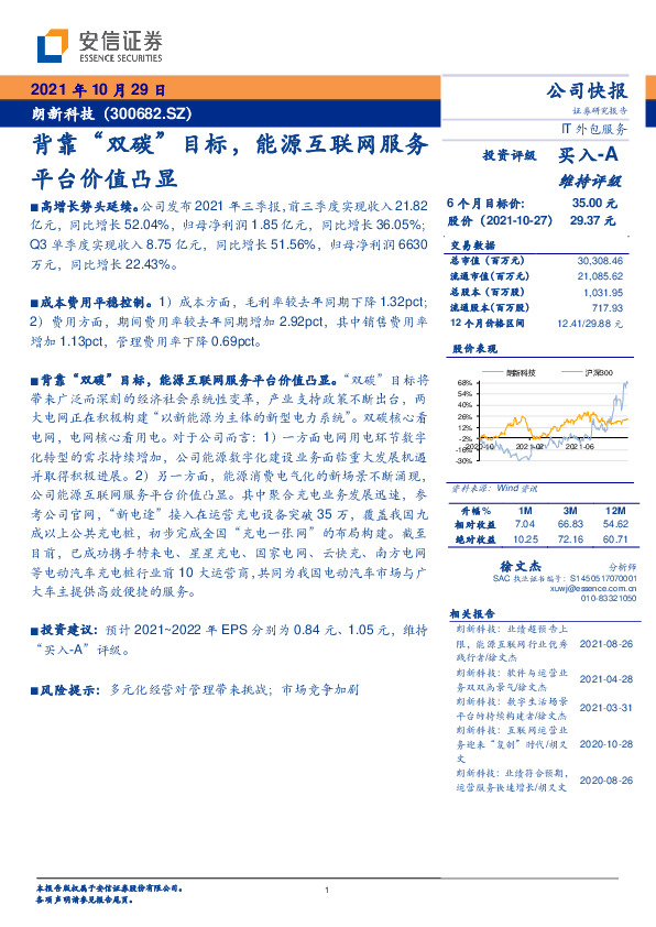 背靠“双碳”目标，能源互联网服务平台价值凸显