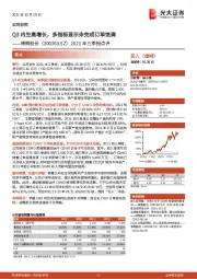 2021年三季报点评:Q3内生高增长,多指标显示未完成订单饱满