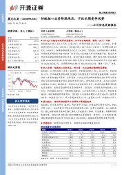 公司信息更新报告：传统核心业务阶段承压，不改长期竞争优势