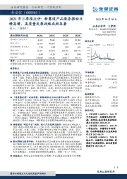 2021年三季报点评:新赛道产品服务推动业绩高增,高质量发展战略成效显著