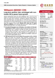 Long-term positive view unchanged with non-mobile CIS to power future growth