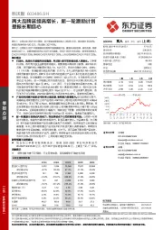 两大品牌延续高增长，新一轮激励计划提振长期信心