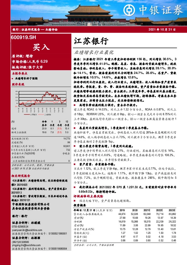 业绩增长行业最优