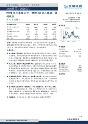 2021年三季报点评：2021Q3收入稳健，盈利承压