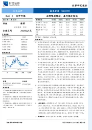 业绩略超预期,盈利稳定性强