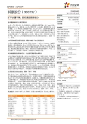 扩产步履不停,股权激励提振信心