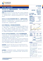 2021Q1-Q3业绩持续高增长，以分子砌块为起点实现业务逐步延伸