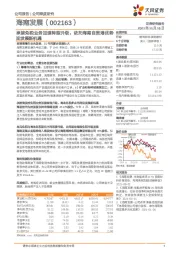 承接免税业务加速转型升级，依托海南自贸港优势迎发展新机遇