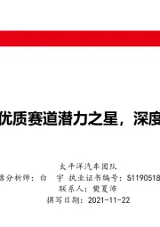 松原股份：优质赛道潜力之星，深度受益自主崛起