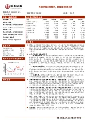 外延并购强化协同能力，新能源业务未来可期