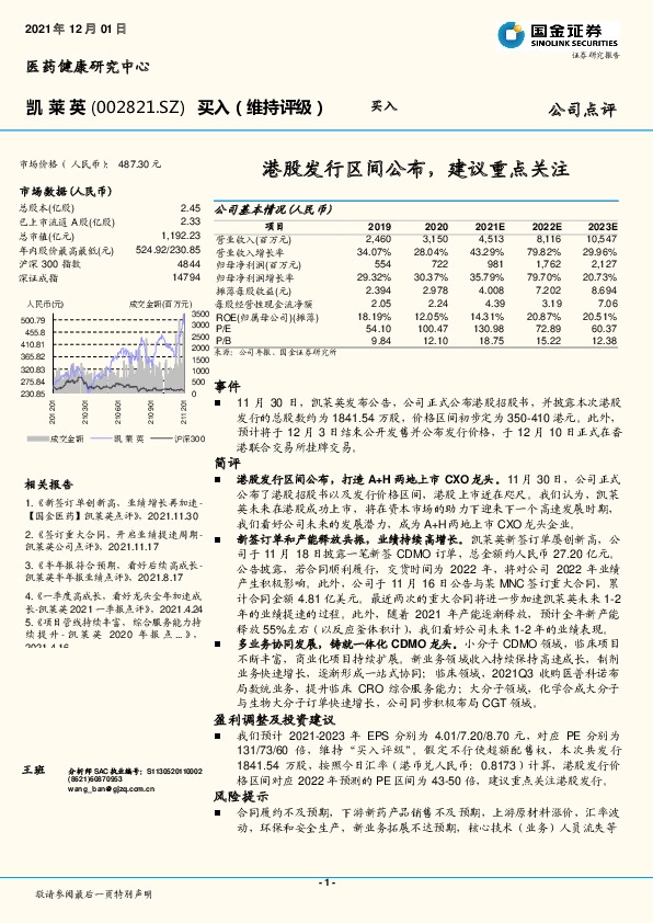 港股发行区间公布，建议重点关注