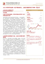 2022年李家沟成唯一投产绿地项目，大股东谋篇布局下的唯一受益方