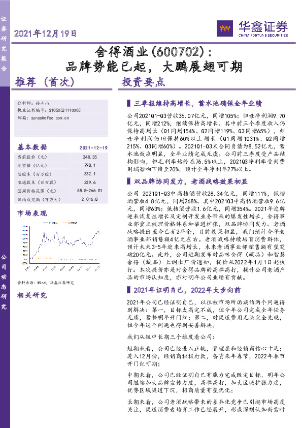 品牌势能已起，大鹏展翅可期
