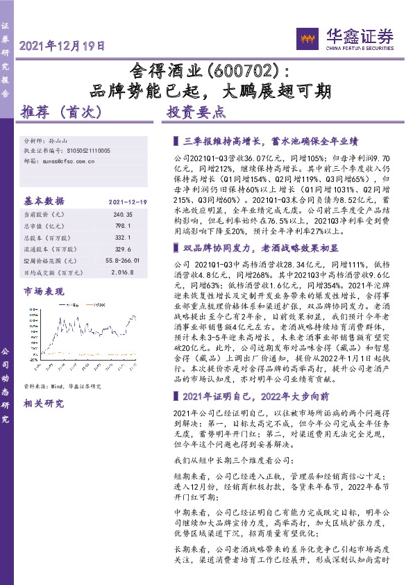 品牌势能已起，大鹏展翅可期