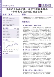 动态点评：负极龙头加码产能，应对下游旺盛需求