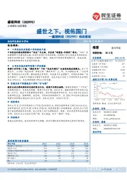 动态报告：盛世之下，视佑国门