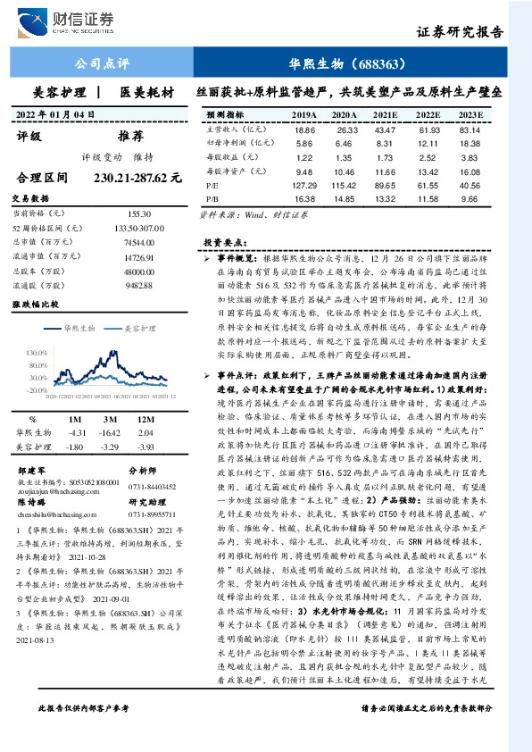 丝丽获批+原料监管趋严，共筑美塑产品及原料生产壁垒