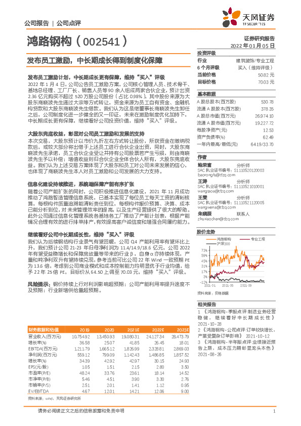 发布员工激励，中长期成长得到制度化保障