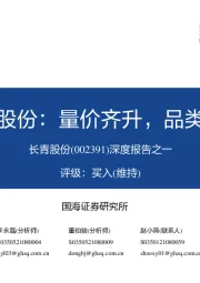 深度报告之一:量价齐升,品类优化