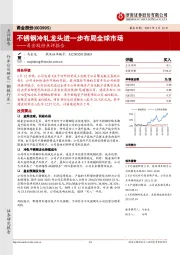 甬金股份点评报告：不锈钢冷轧龙头进一步布局全球市场