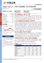 公司信息更新报告：全年收入仍快速增长，投入加大影响利润