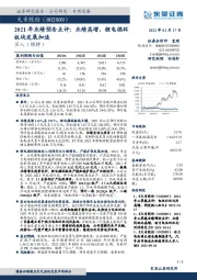 2021年业绩预告点评：业绩高增，锂电循环板块发展加速