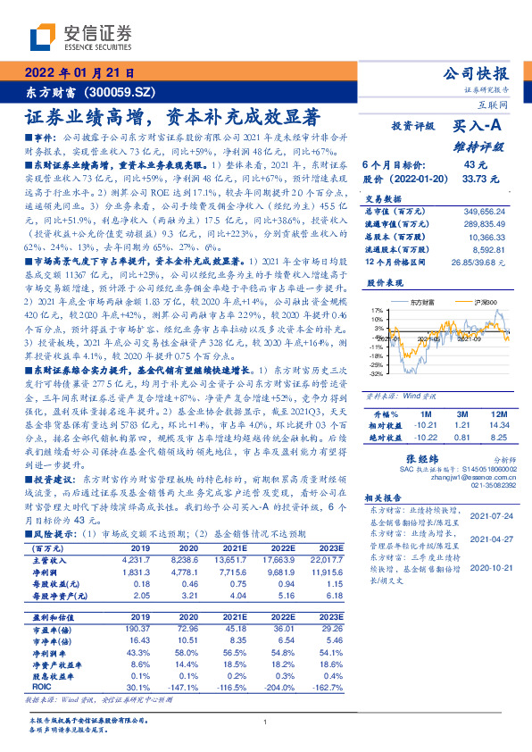 证券业绩高增，资本补充成效显著