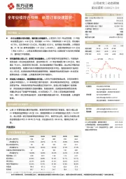 全年业绩符合预期，新增订单快速增长