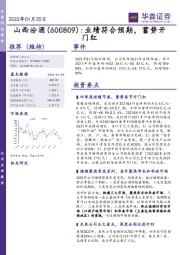 业绩符合预期,蓄势开门红
