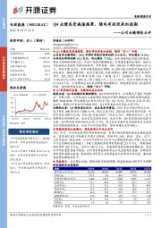 公司业绩预告点评：Q4业绩或受减值拖累，绿电布局迎来加速期